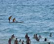 המצילים בחוף אשדוד הצילו צב ים תשוש (וידאו)