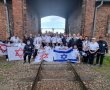  עשרות מתנדבי ועובדי מד"א צעדו בשבילי ההיסטוריה היהודית בפולין - צפו בתמונות המרגשות. 