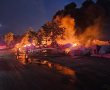 שריפת הענק בשדה עוזיהו: שני עצורים בחשד להצתה מכוונת