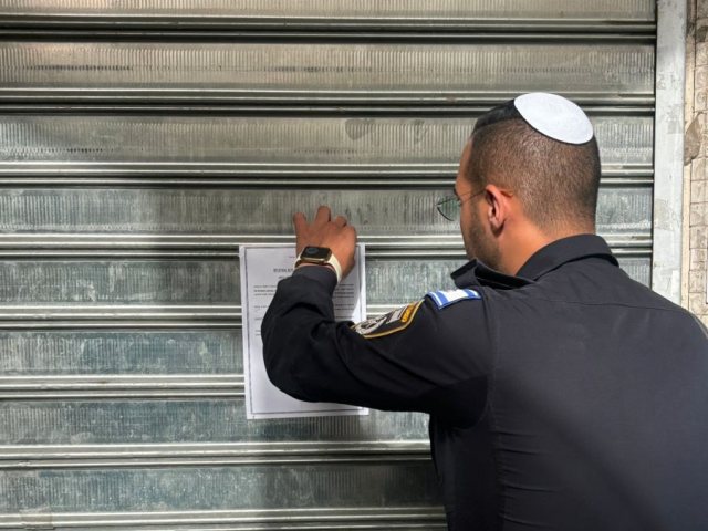 רק שבוע!  צו סגירה למשך 7 ימים לעסק בראשון לציון שהעסיק שוהה בלתי חוקי מאיו"ש