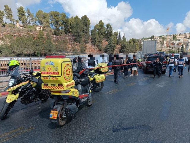 הפיגוע בירושלים צילום תיעוד מבצעי מדא  