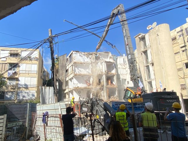 הריסת מתחם סרלין חולון קרדיט צילום יחצ 