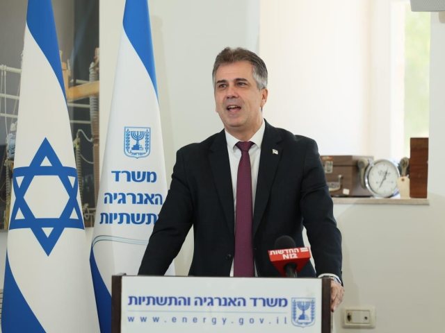 שר האנרגיה והתשתיות (צילום: סיון שחור, עבור לע"מ)