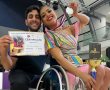 תומר מרגלית מנס ציונה זכתה במקום שני בתחרות גביע העולם לריקודים בכסאות גלגלים !