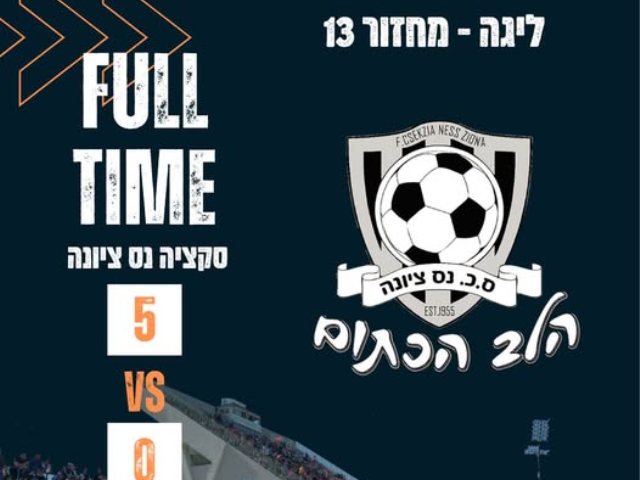 תוצאות ליגה ג מרכז צילום פייסבוק סקציה נס ציונה