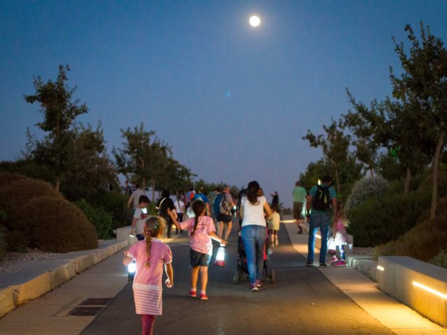 חופש גדול 2022 פארק אריאל שרון סיורים במתחם ההר קרדיט צילום אורי אהרון 