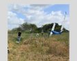 מטוס קל התרסק בשדה פתוח בבית חנן צילום איחוד הצלה סניף נס ציונה