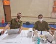 חיילי פיקוד העורף במבצע הבדיקות צילום עמוד פייסבוק עיריית נס ציונה 