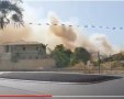 שריפה בגבעות הכורכר צילום מתוך יוטיוב של Efi Hirsch