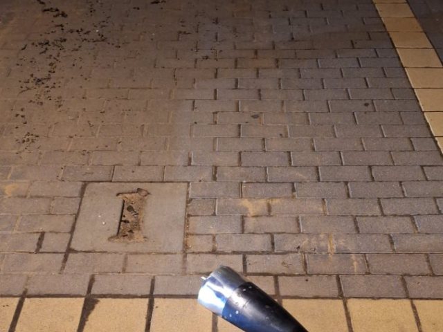 ראש של מיירט שנפל ברחוב ערבה בשכונת טוסקנה בנס ציונה