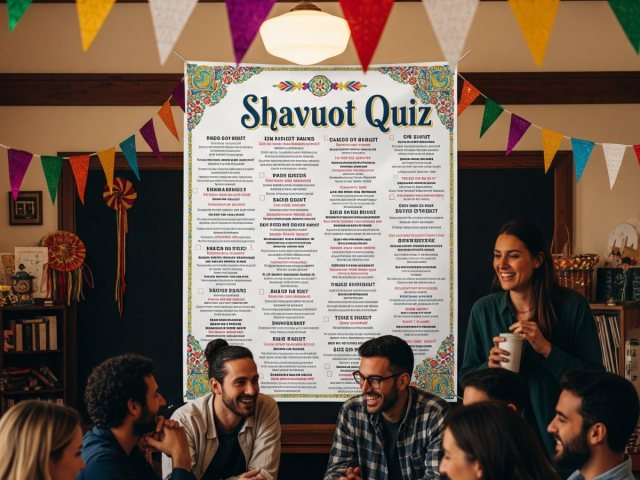 חידון לחג שבועות עם תשובות. מה אתם יודעים על חג מתן תורה?