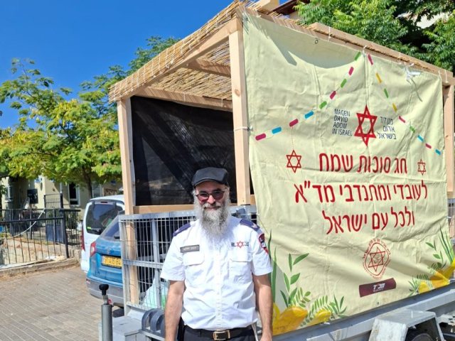 סוכת האמבולנס הנודדת של מדא - צילום דוברות מדא - ספטמבר 2026