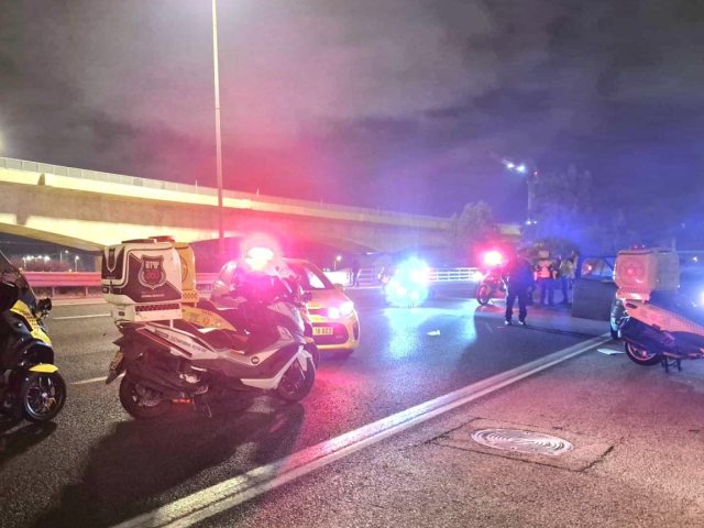 תאונה קטלנית בכביש 431 צילום דוברות זק״א הנקודה