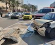 שני נפגעים בתאונת דרכים בשדרות מנחם בגין בסיטי