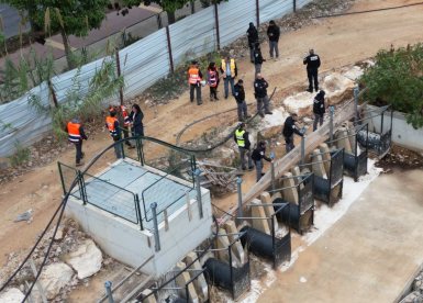היערכות במאגרי הגשמים בנס ציונה צילום ארכיון דוברות העירייה 