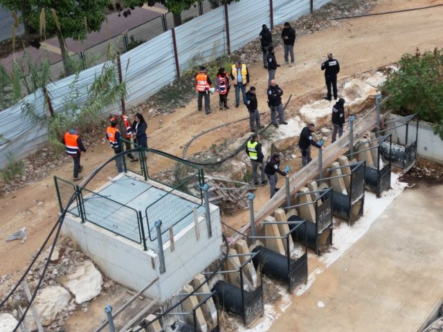 היערכות במאגרי הגשמים בנס ציונה צילום ארכיון דוברות העירייה 