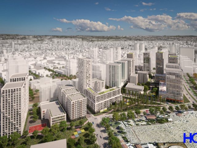  תוכנית להתחדשות עירונית בשכונת וייצמן ברמלה קרדיט: HQ ארכיטקטים בע"מ