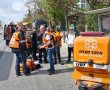 רוכב אופנוע נפצע בינוני | תיעוד מזירת התאונה בירושלים