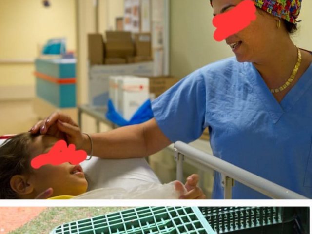 הילד שנפצע בביה"ח- אילוסטרציה והארגז מכמוהו נפל