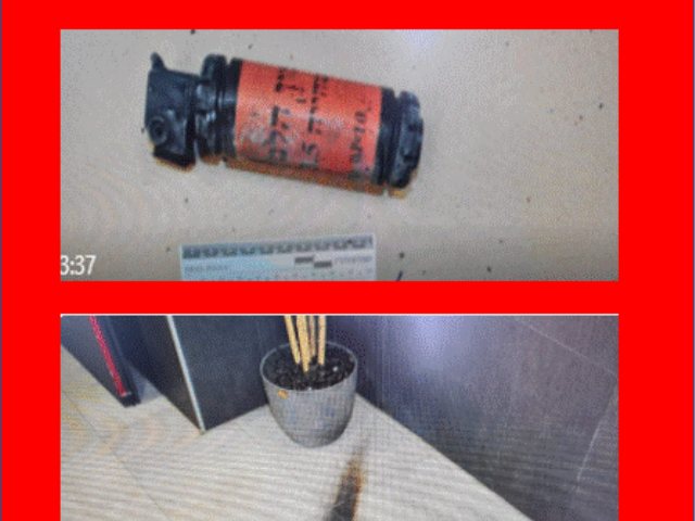 רימון הלם ראשון לציון צילום דוברות המשטרה 