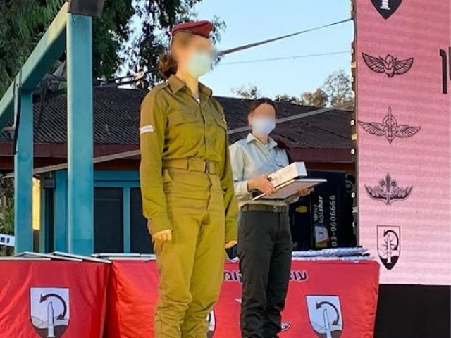 רבט נ' החייל המצטיינת מנס ציונה. צילום דובר צהל 