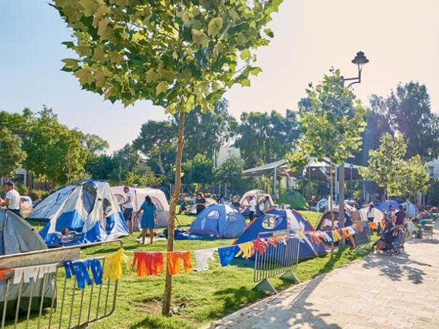 קמפינג בירושלים בגינות היער חופש גדול 2023 קרדיט צילום - רשות הצעירים