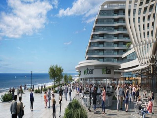 קבוצת אורנים פרויקט SEA ONE ראשלצ הדמיה באדיבות אורנים