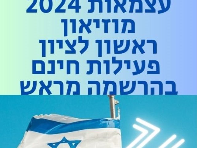 עצמאות 2024 מוזיאון ראשון לציון פעילות חינם בהרשמה מראש 